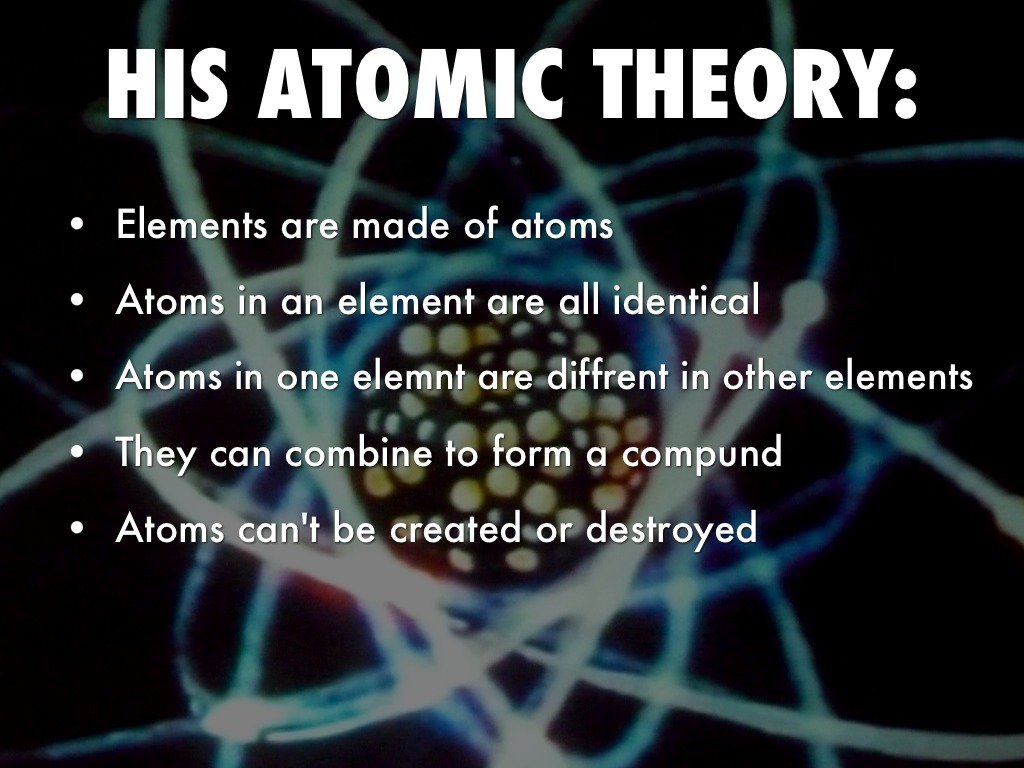 Atomic theory related people picture