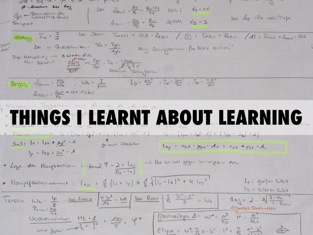 Reflections Of Learning How To Learn