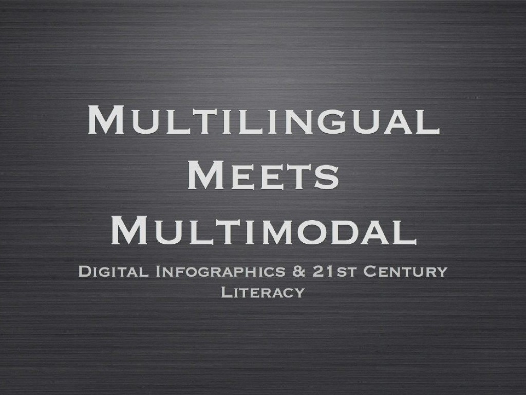 Multilingual Meets Multimodal