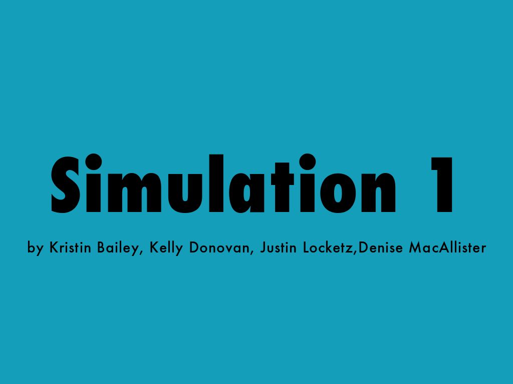 Simulation 1