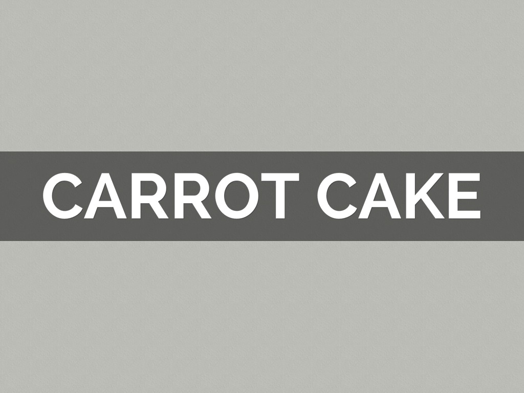 Carrot Cake