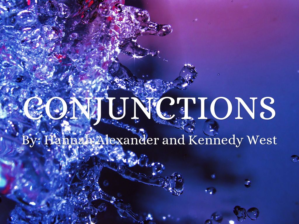 Conjunctions 