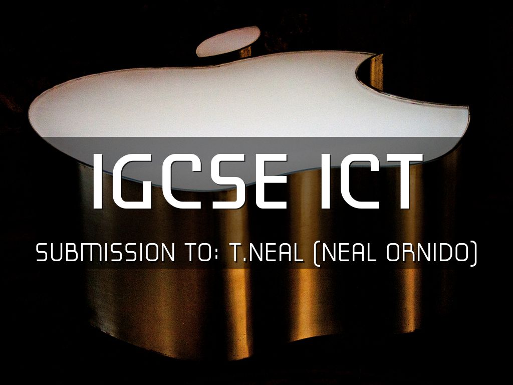 IGCSE ICT