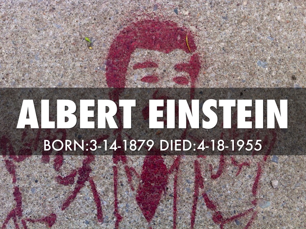 Albert Einstein 