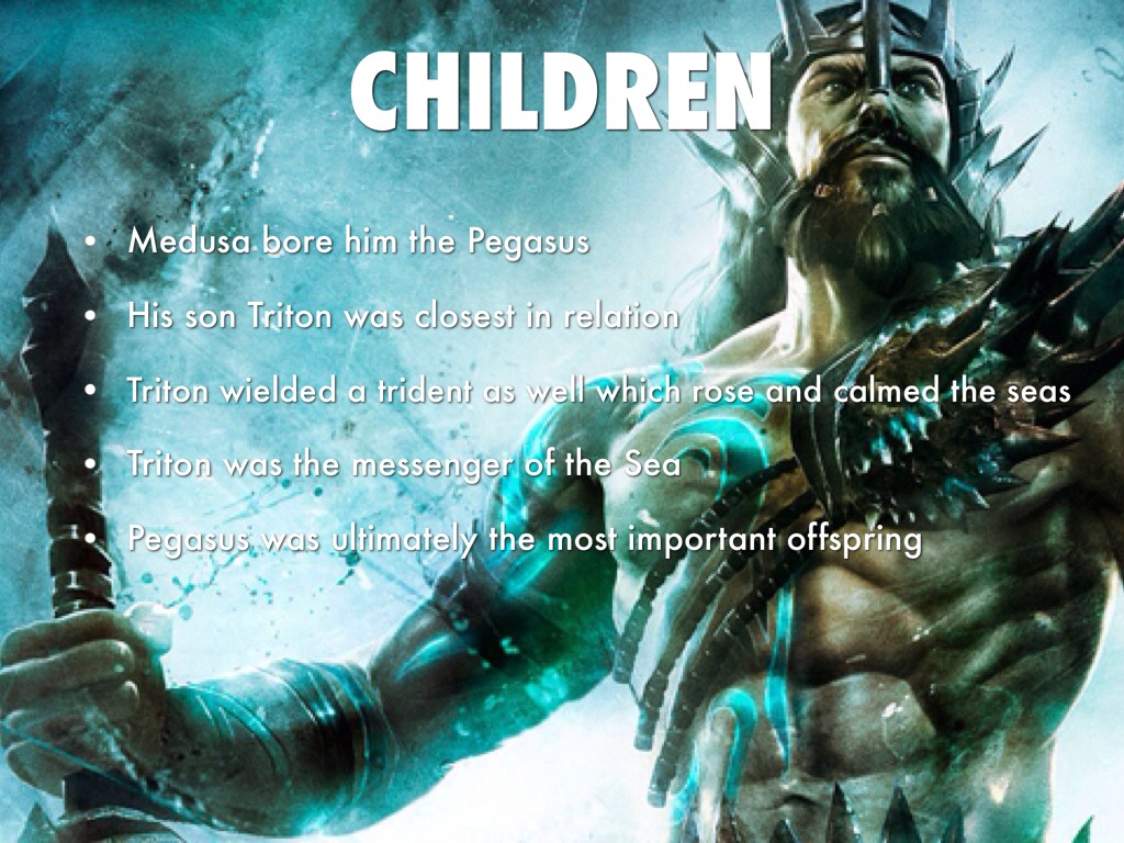 The son of Poseidon Triton and his other children The son of Poseidon Triton and his other children