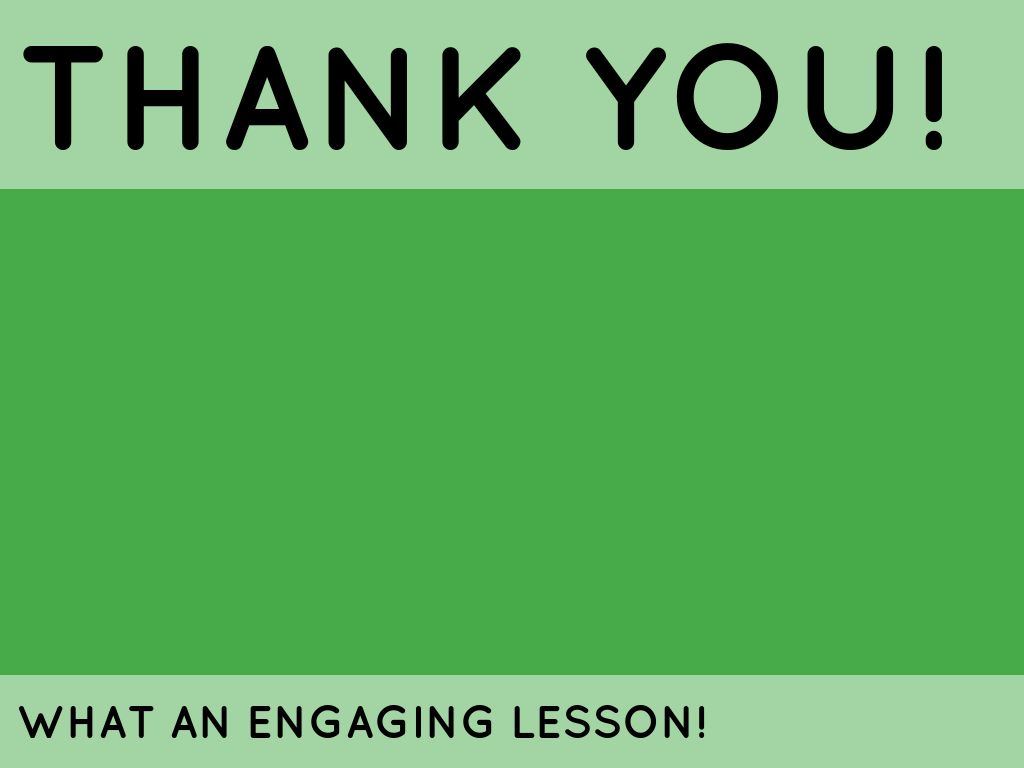 Thank you, Mrs. Jones!