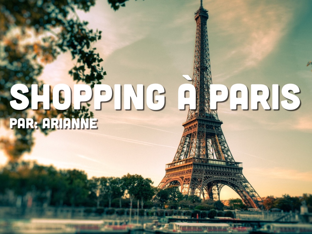 Shopping à Paris