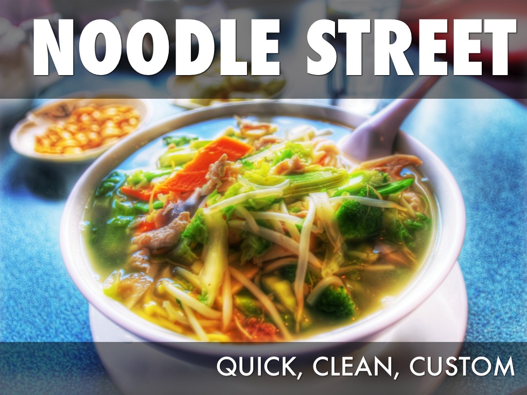 Noodle Street by Manat Macleod