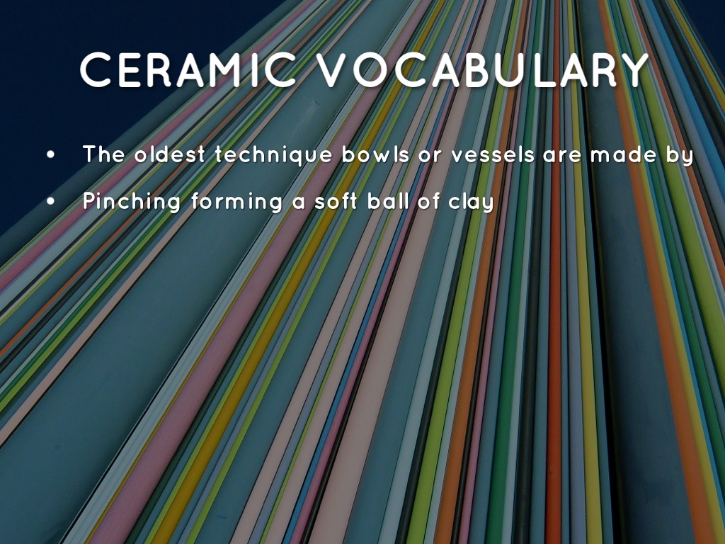  Ceramic Vocabulary