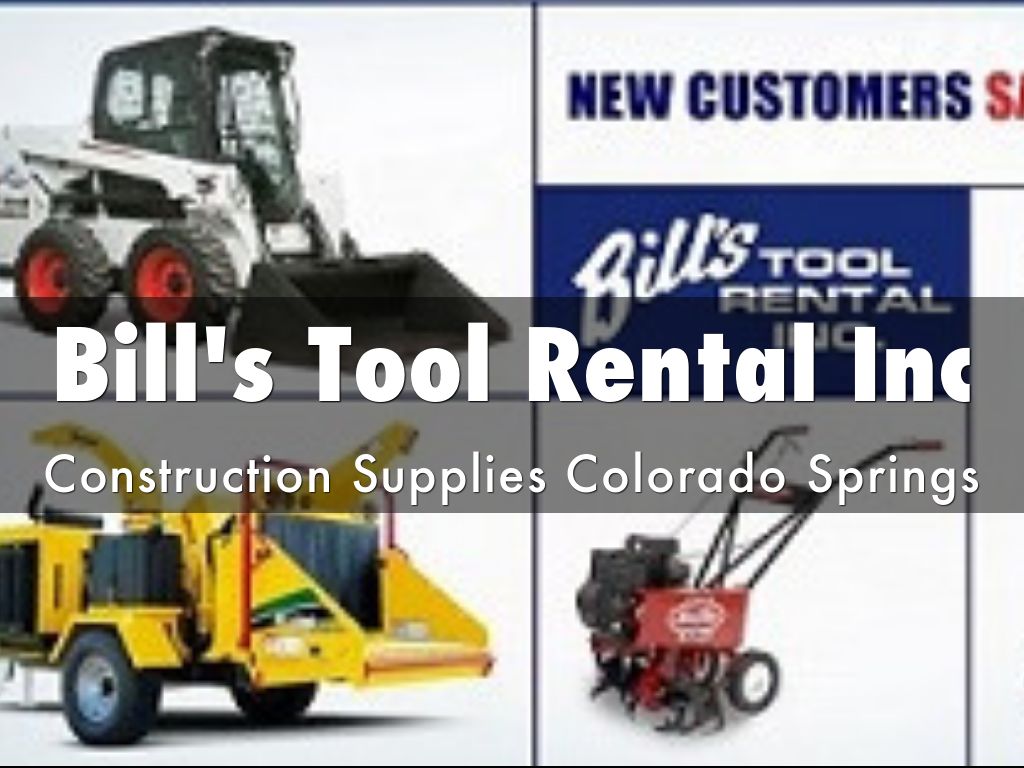 Bill's Tool Rental Inc by Bill's Tool Rental Inc