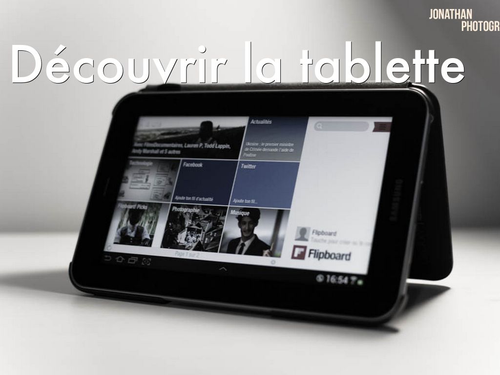 Découvrir la tablette