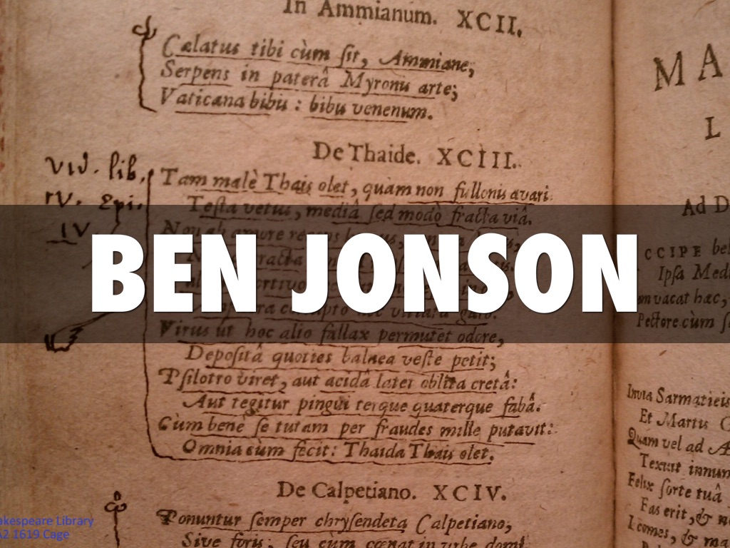 Ben Jonson 