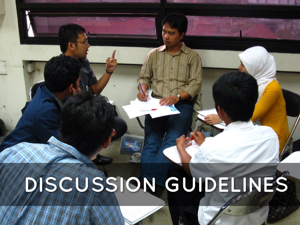 Discussion Guidelines