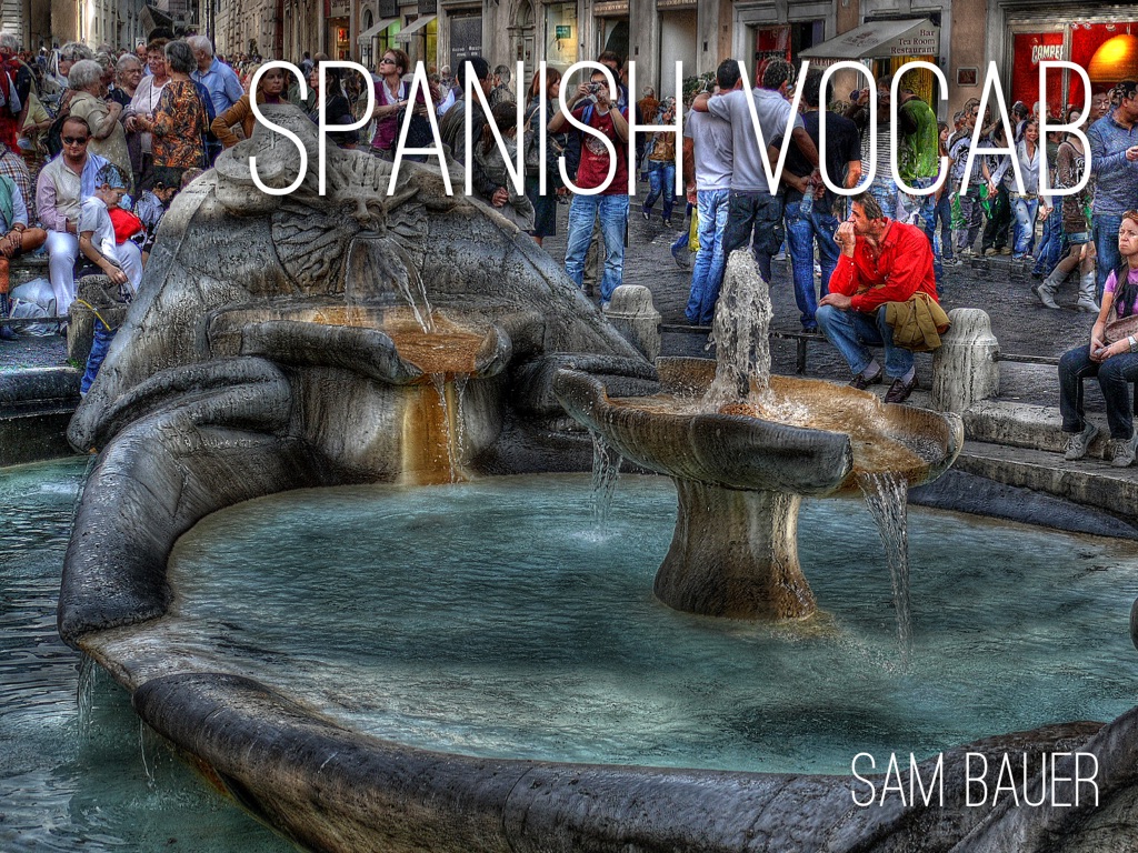 Spanish Extra Credit