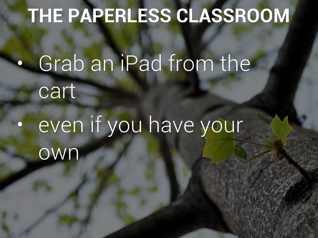 The Paperless Classroom