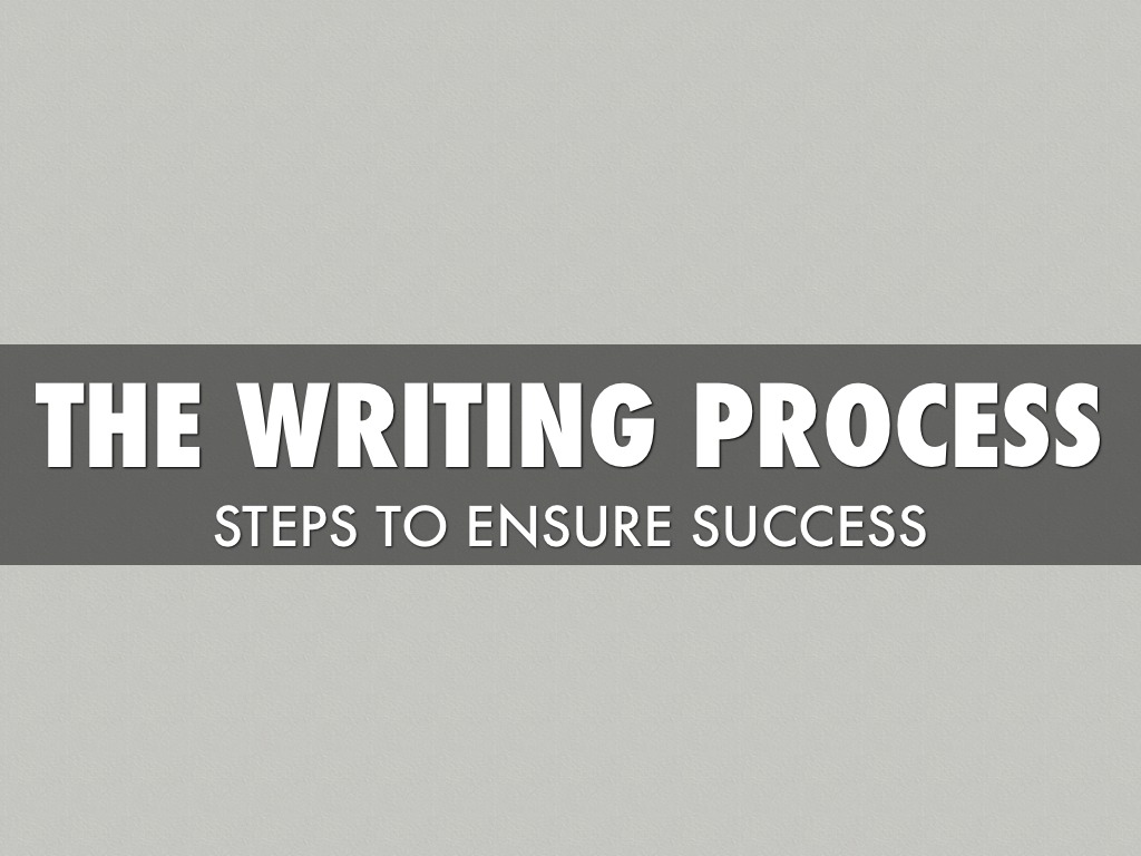 THE WRITING PROCESS