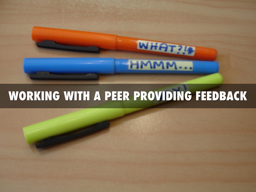 Guidelines For Giving Feedback