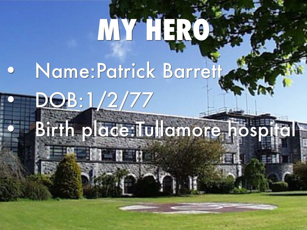Name: Patrick Barrett
