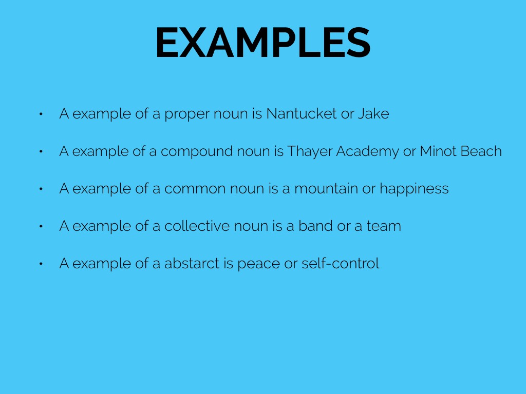 Nouns by Molly Fitzpatrick