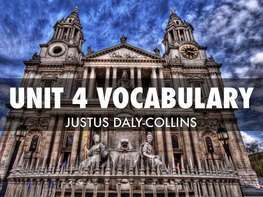 Unit 4 Vocabulary