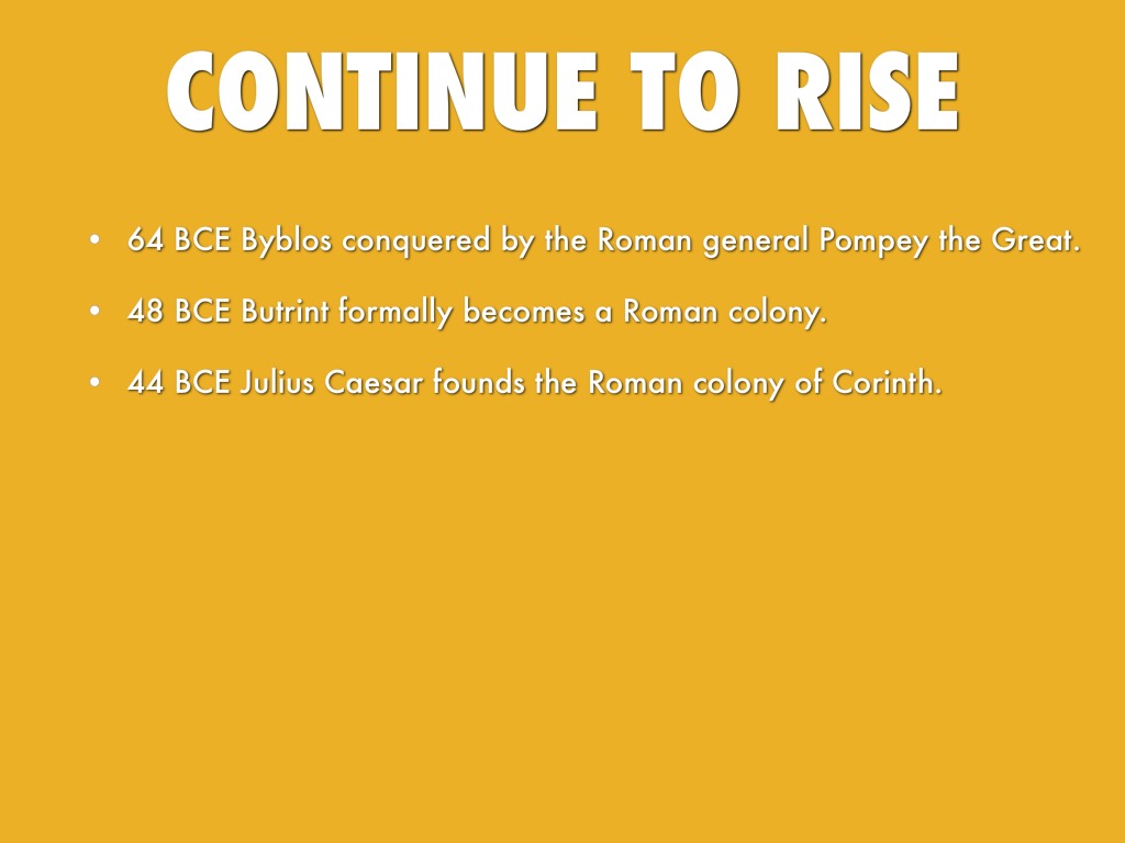 The rise and fall of rome timeline by luke townsend