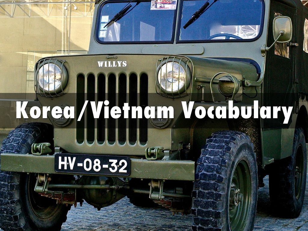 Korea/Vietnam Vocabulary