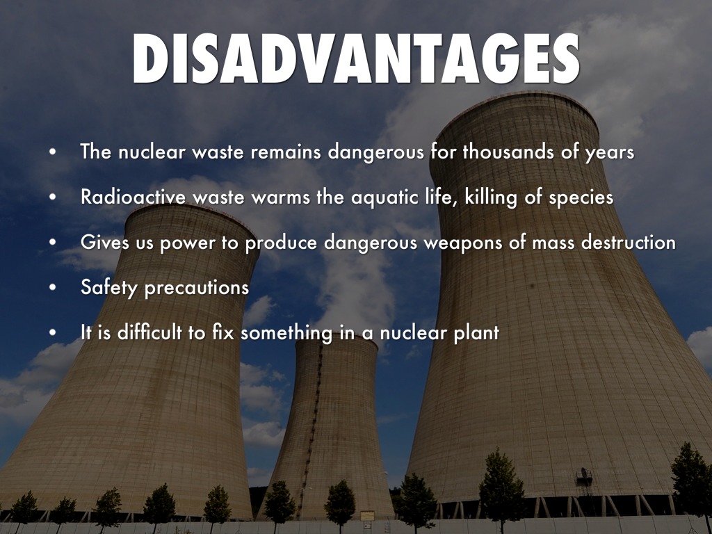 nuclear power disadvantages essay