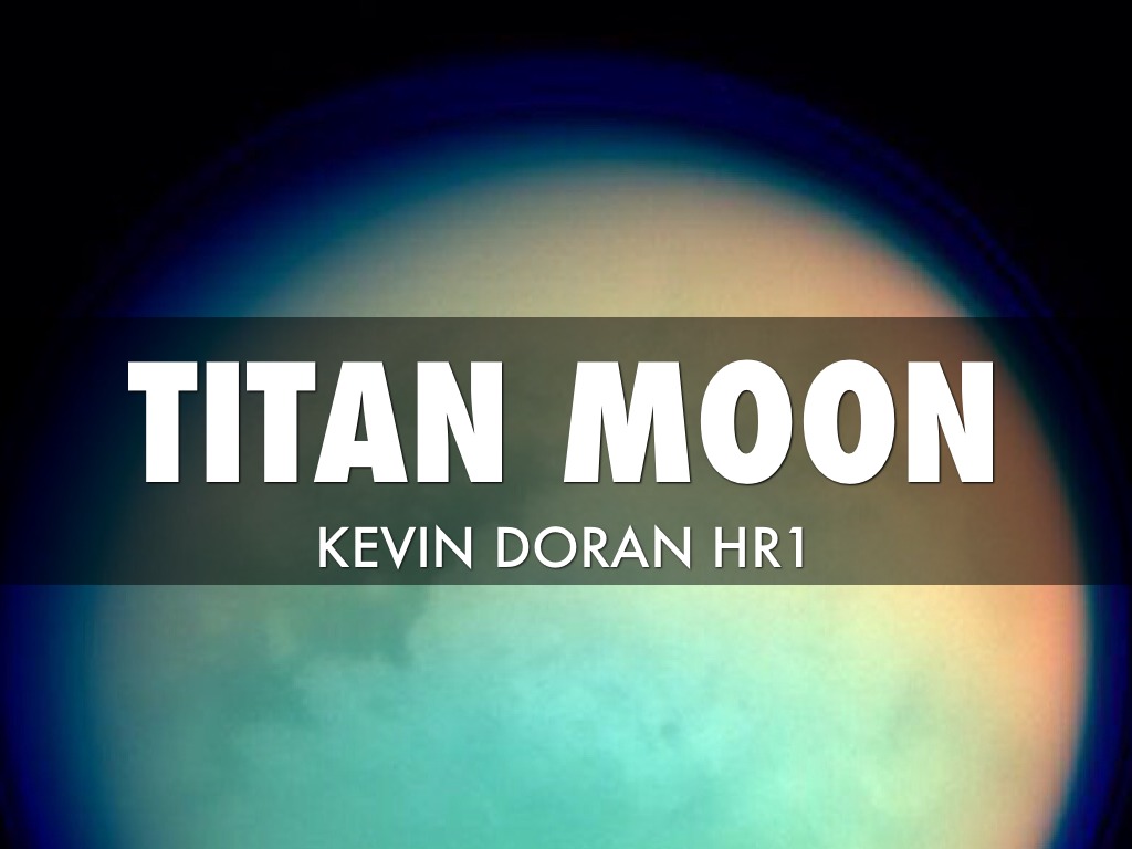 Saturns Moon Titan