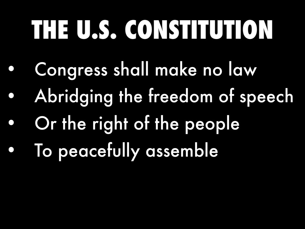 an analysis of congress shall make no law abridging the freedom of speech an analysis of congress shall make no law abridging the freedom of speech