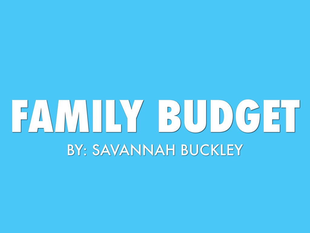 Family Budget 