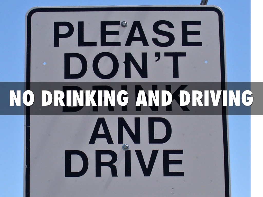No Drunk Driving 