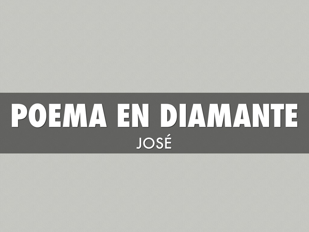 Poema en diamante