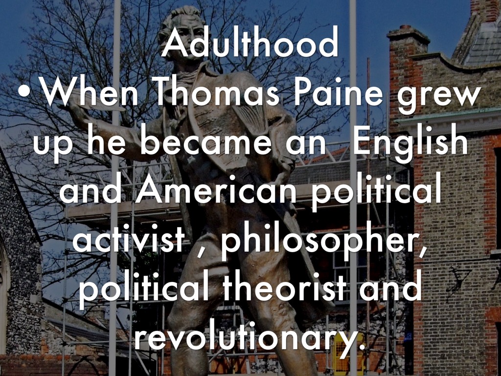 the propaganda and persuasion of thomas paine an english american political activist the propaganda and persuasion of thomas paine an english american political activist