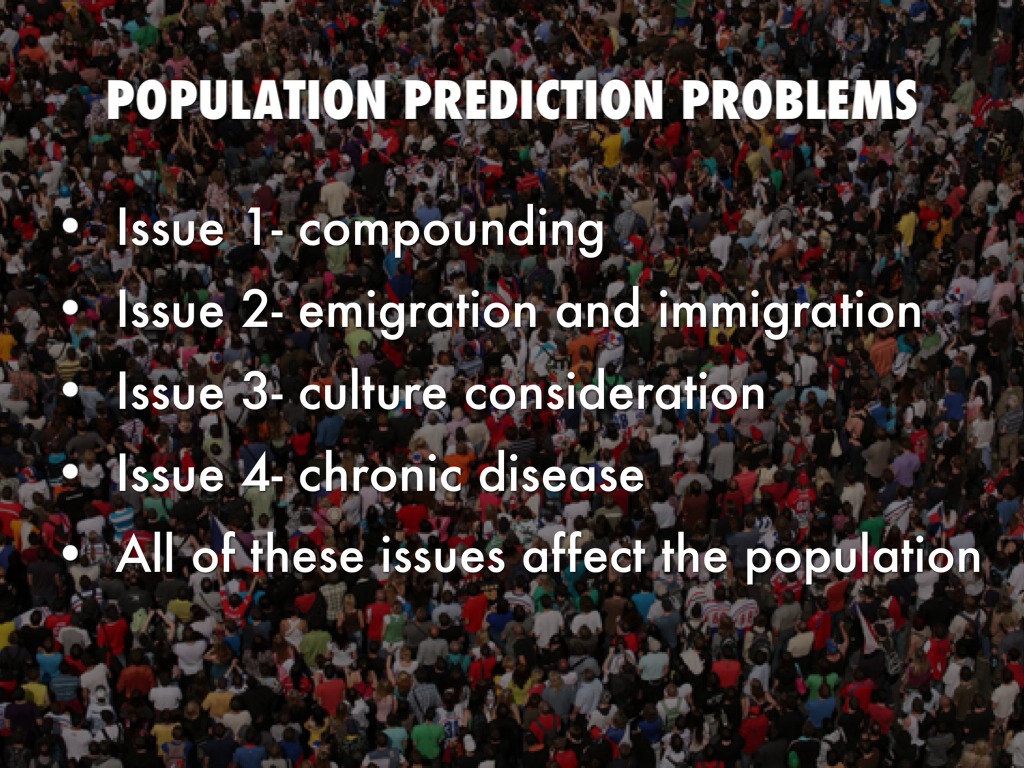 Population Prediction Problems
