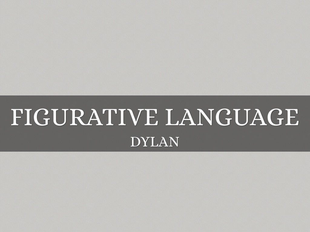 FIGURTIVE Language 