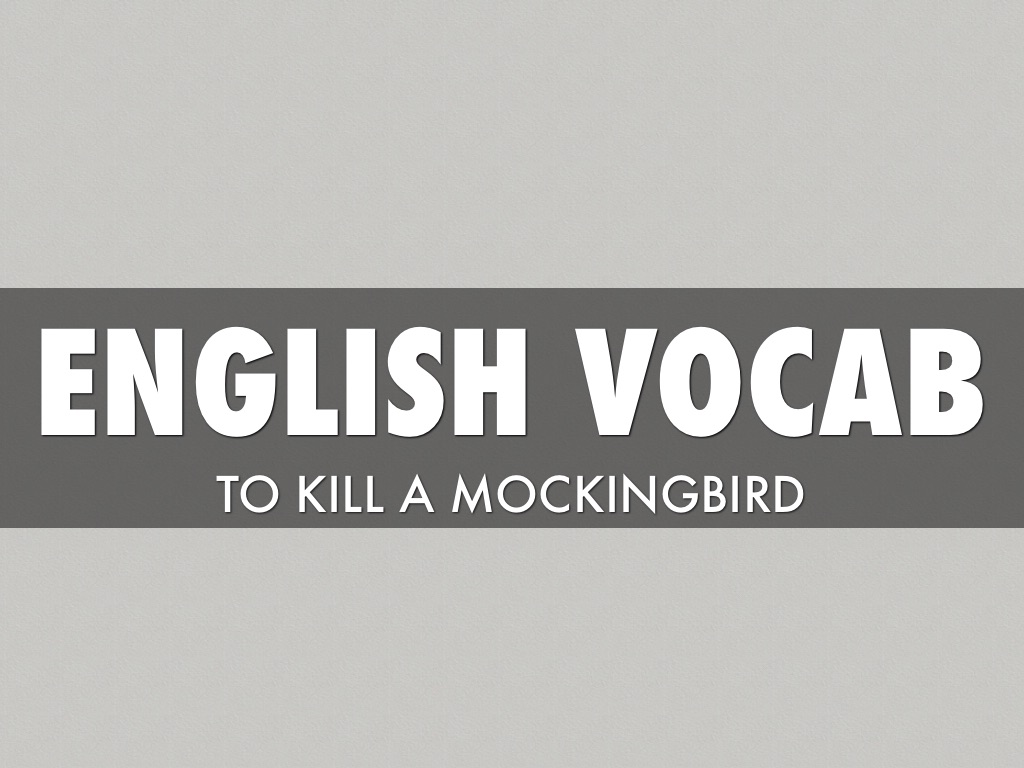 English Vocab