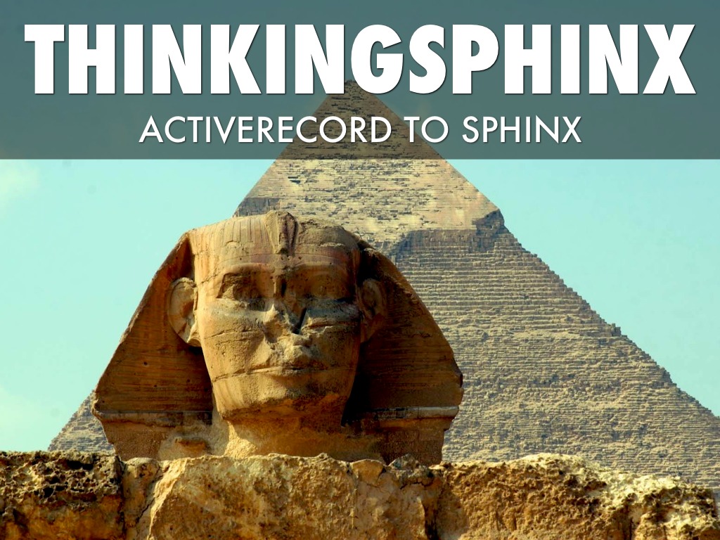 thinking sphinx 