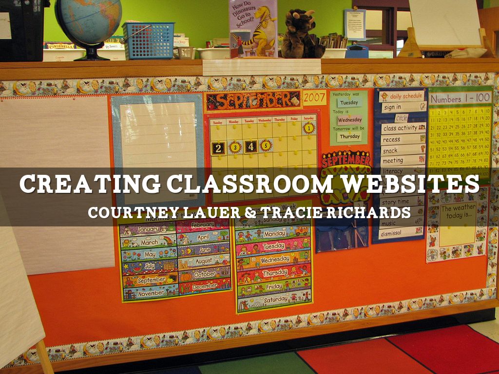 Creating Classroom sites by Tracie Richards