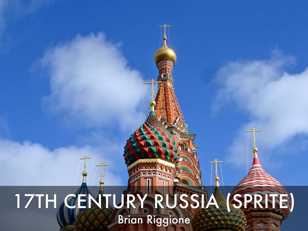 17th Century Russia (SPRITE)