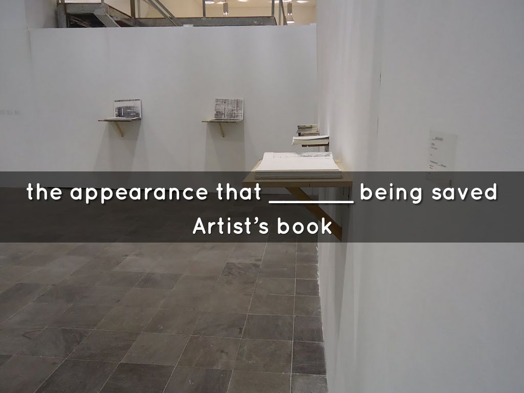 the appearance that ______ being saved