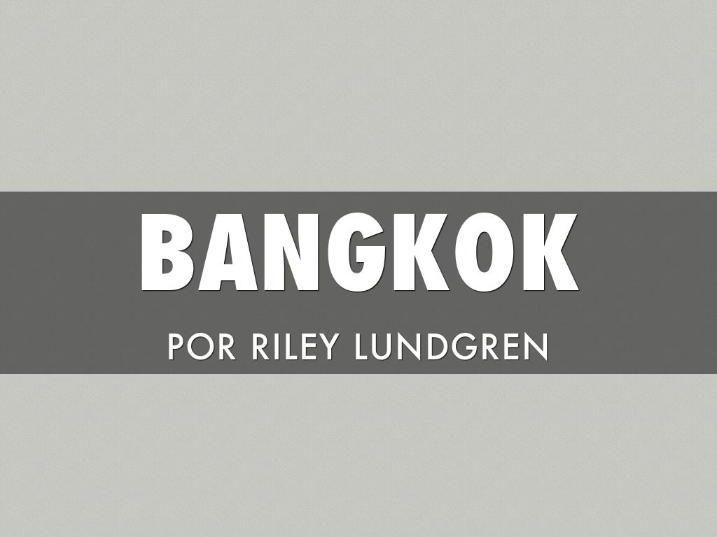 Bangkok