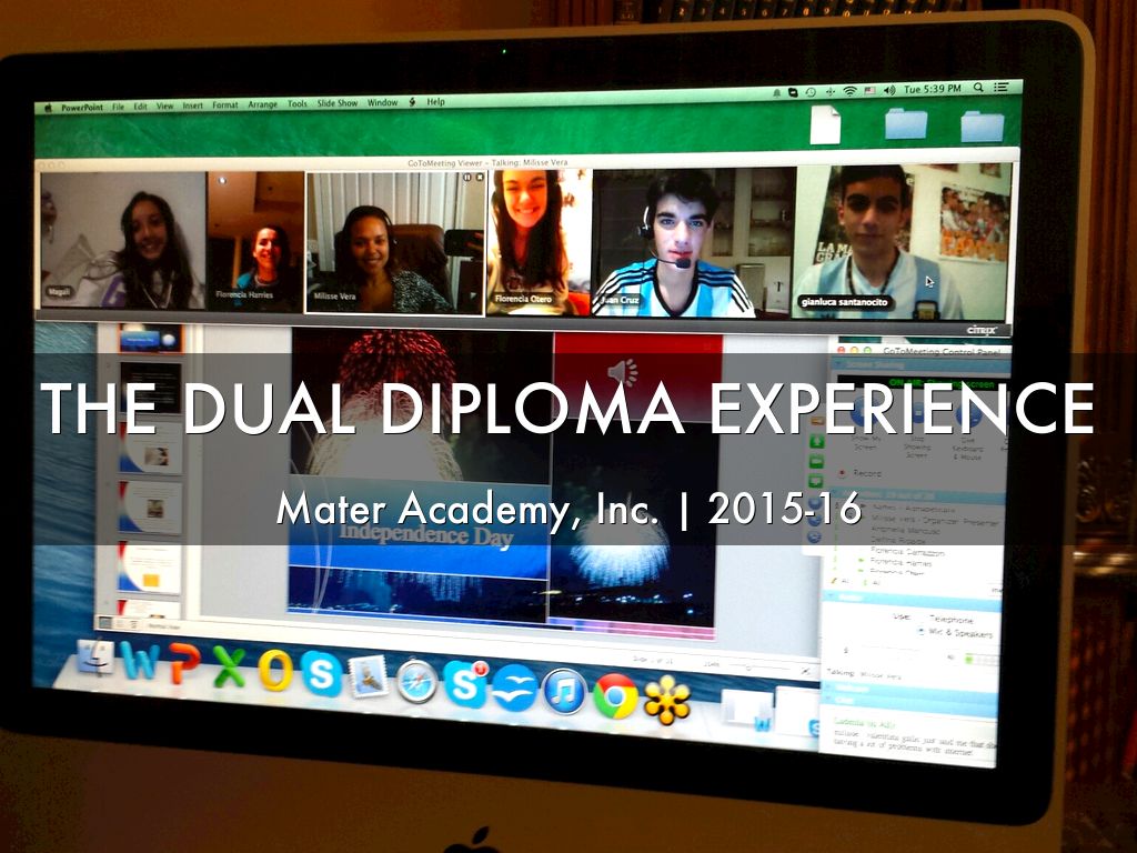 The Mater Academy Dual Diploma Experience 2015-16