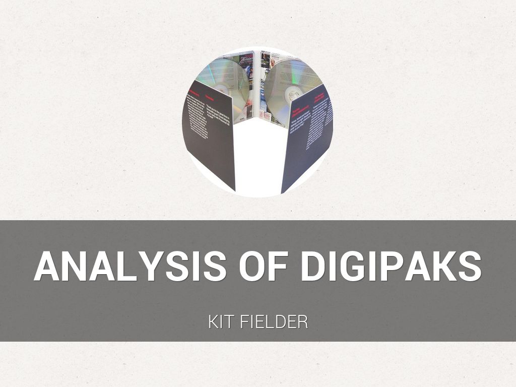 Analysis of digipaks