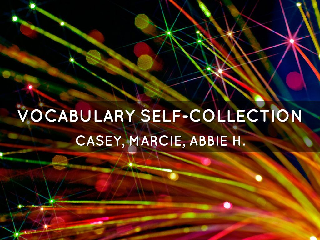 Vocab Self Collection Strategy 