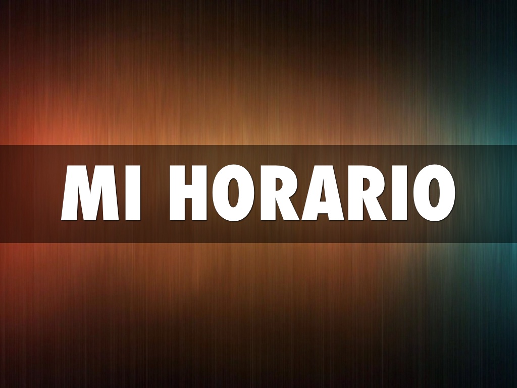 Mi Horario 