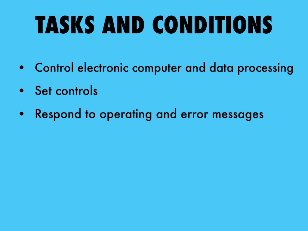 Computer Operators by Allie High