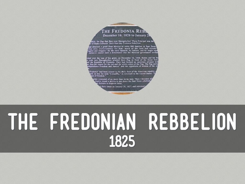 Events Leading To The Texas Revolution