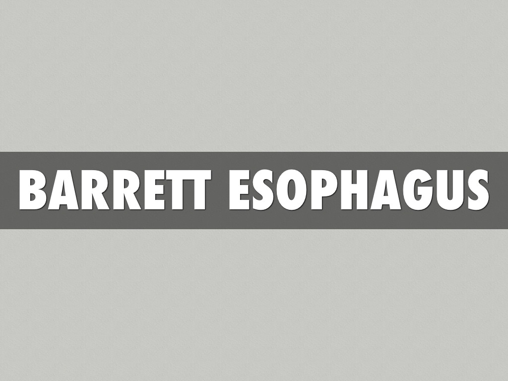 barrett esophagus