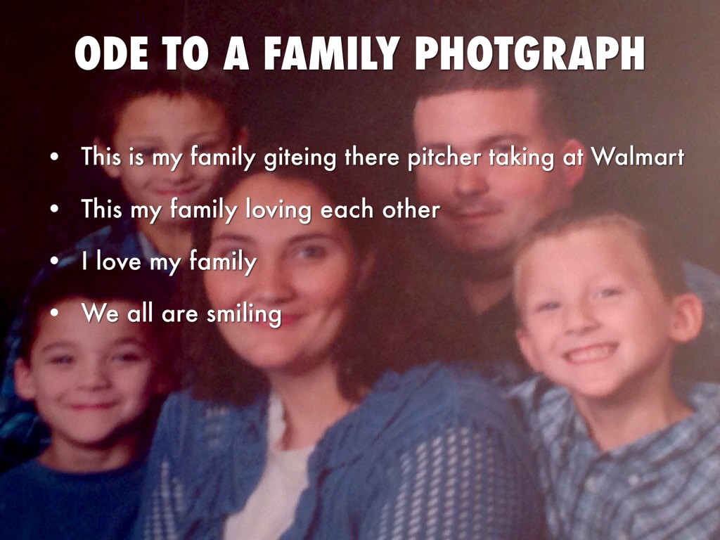 Ode To My Family Phone 