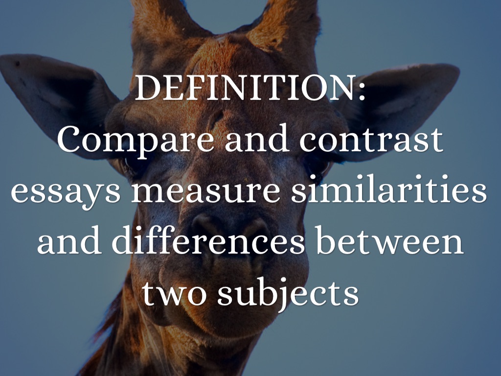 Compare And Contrast by Makayla Phillips